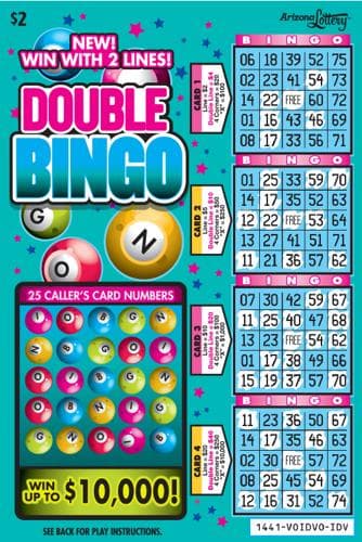 Double Bingo scratch-off ticket