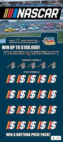 NASCAR® scratch-off ticket