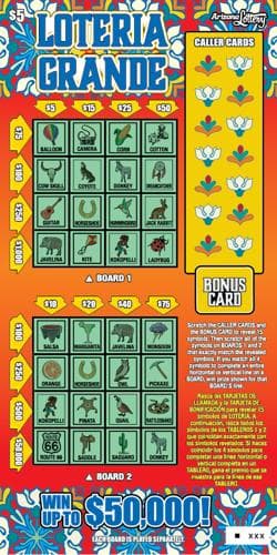 Lotería Grande scratch-off ticket
