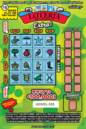 LOTERIA™ Extra! scratch-off ticket