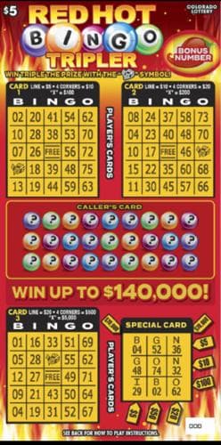 Bingo Tripler scratch-off ticket