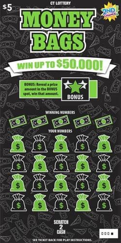 Money Bags scratch-off ticket