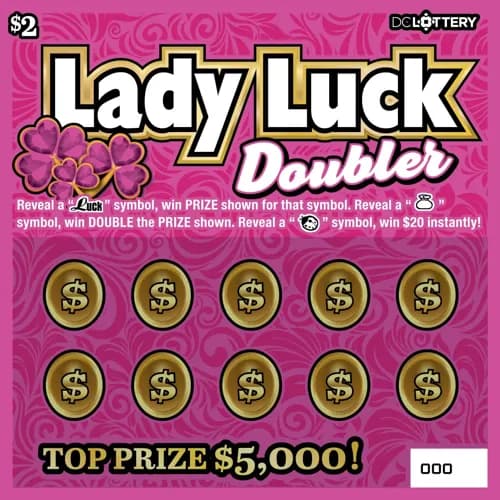 Lady Luck Doubler scratch-off ticket