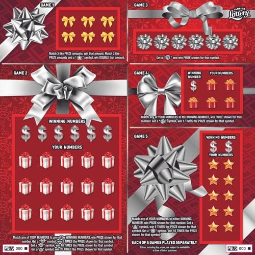 THE PERFECT GIFT scratch-off ticket