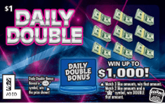 Daily Double scratch-off ticket