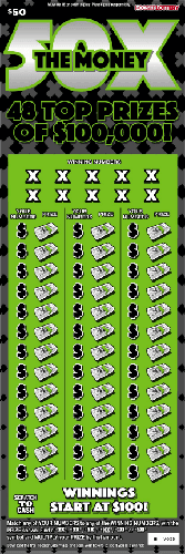 50X THE MONEY scratch-off ticket