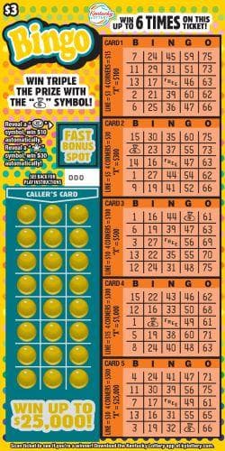 Bingo scratch-off ticket