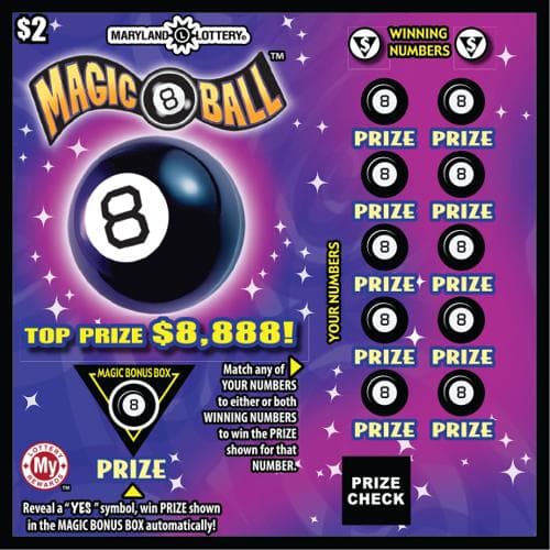 MAGIC 8 BALL™ scratch-off ticket
