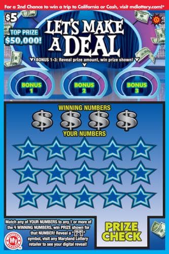 Let's Make a Deal® scratch-off ticket
