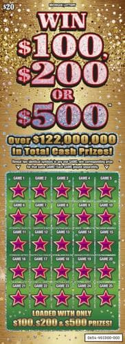 Win $100, $200 or $500 scratch-off ticket