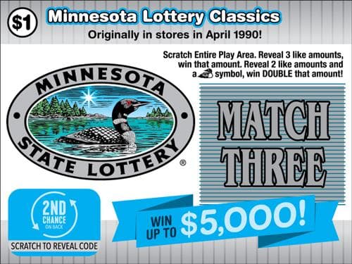 Minnesota Lottery Classics scratch-off ticket