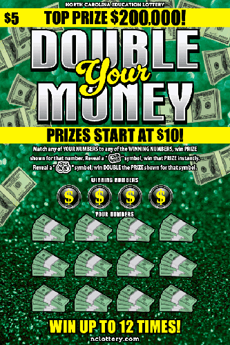 Double Your Money scratch-off ticket