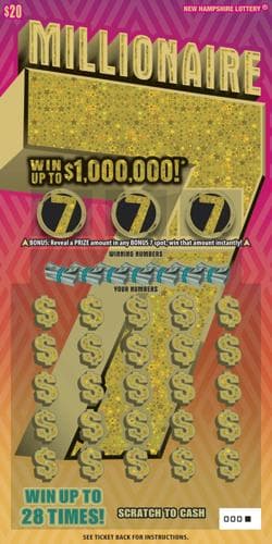 Millionaire 7 scratch-off ticket