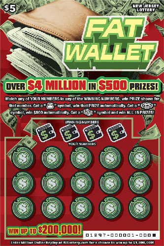 Fat Wallet scratch-off ticket