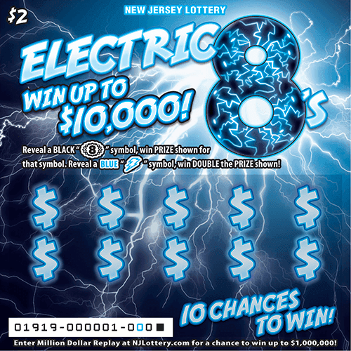 Electric 8's scratch-off ticket