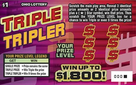 Triple Tripler scratch-off ticket