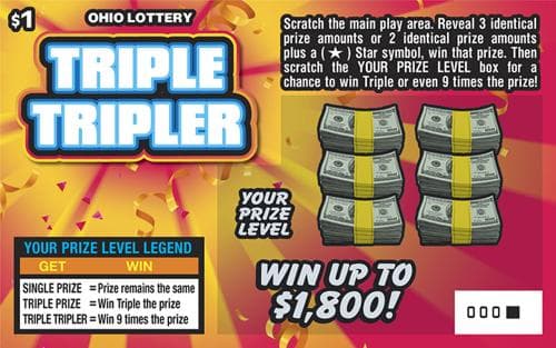 Triple Tripler scratch-off ticket