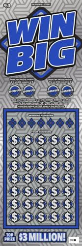 Win Big scratch-off ticket