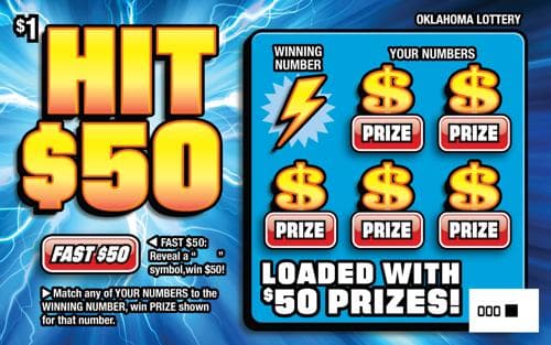 Hit $50 scratch-off ticket