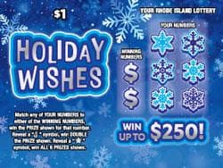 HOLIDAY WISHES 1 scratch-off ticket
