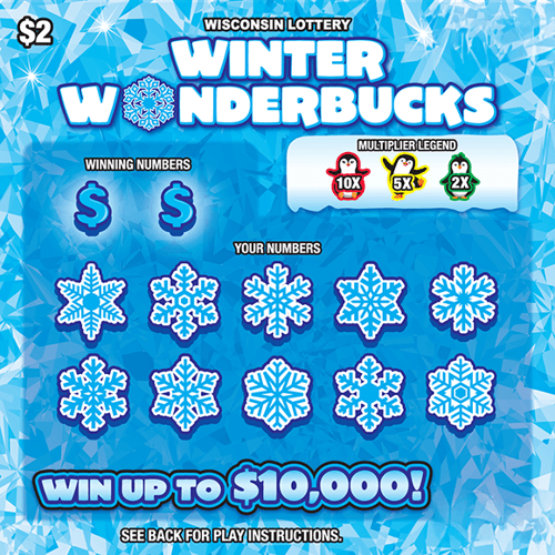 WINTER WONDERBUCKS scratch-off ticket