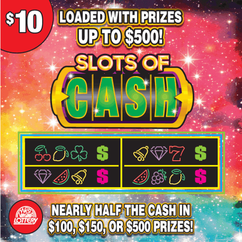SLOTS OF CASH scratch-off ticket
