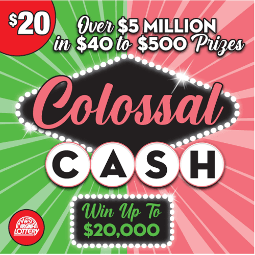 COLOSSAL CASH scratch-off ticket