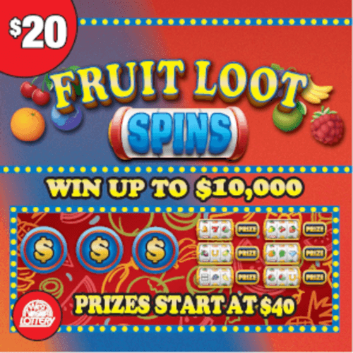 FRUIT LOOT SPINS - FABULOUS FORTUNE scratch-off ticket